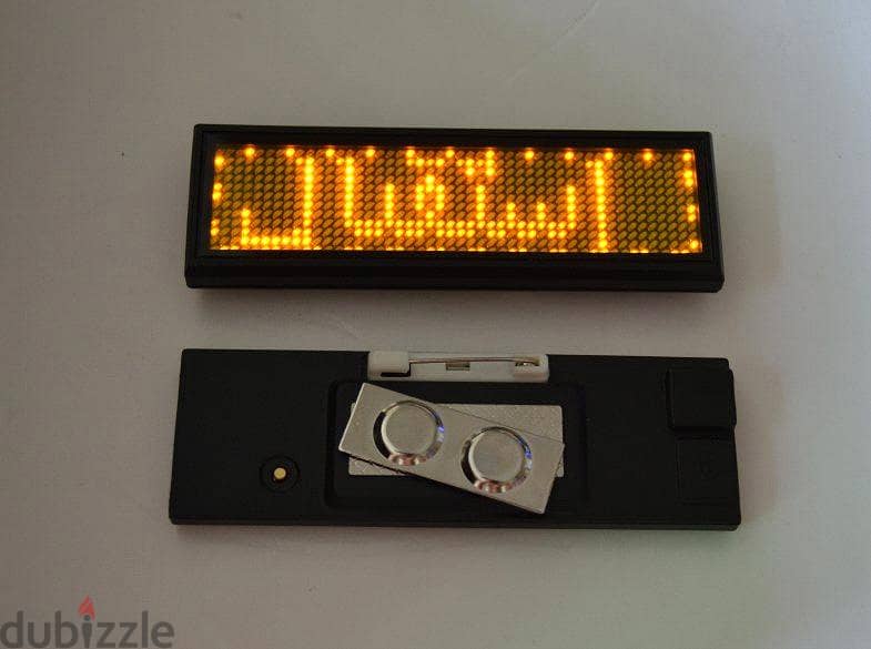Led Name Badge 1
