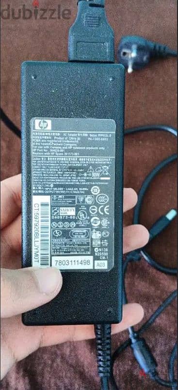 شاحن لاب توب hp اصلى
