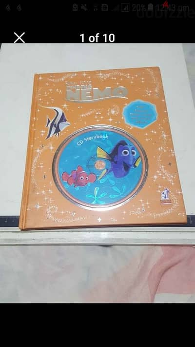 أسأل عن خصم  العيد : كتاب وفيلم CD 'البحث عن نيمو'
