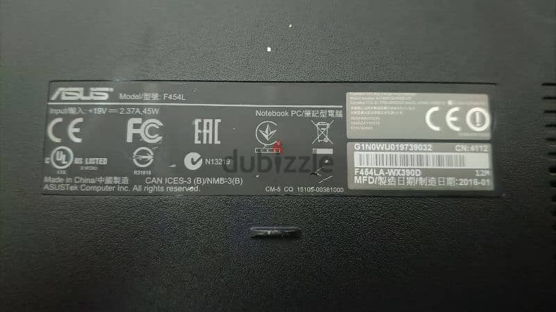 laptop Asus 500 giga 6