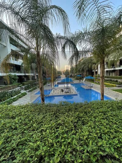 شقة بحديقه نص مفروش بفيو مميز للبيع الباتيو 7 لافيستا التجمع الخامس apartment sale patio 7