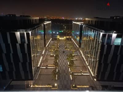 Office For Rent 65 Sqm Park Street El Sheikh Zayed Fully Finished With AC,s