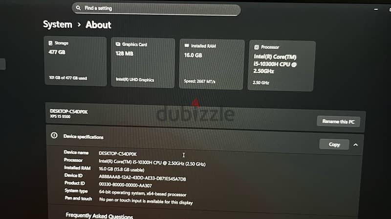Dell xps 9500 3