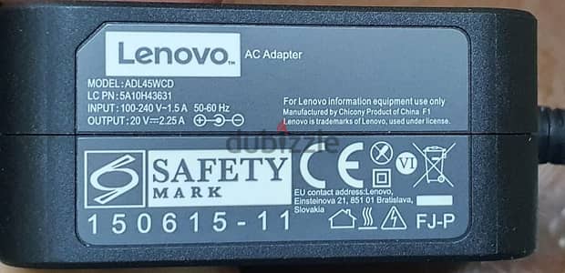 Adapter Lenovo laptop Original شاحن محول لاب توب لينوفو