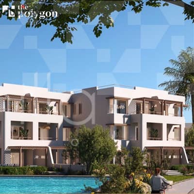 شاليه أرضي بجاردن فيو مباشر على اللاجون
