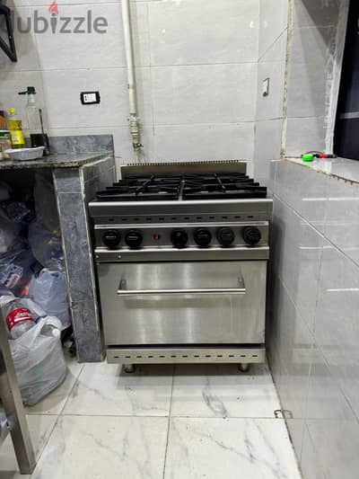 Custom-made cooking range with oven / بوتاجاز بفرن