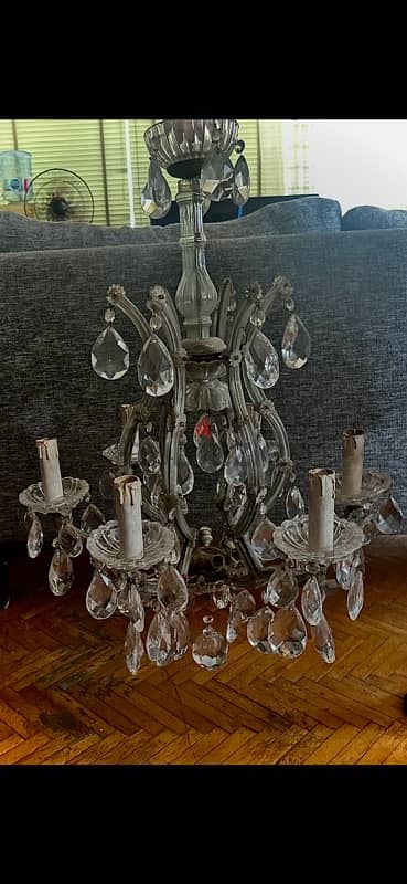 Vintage Crystal Chandelier 1