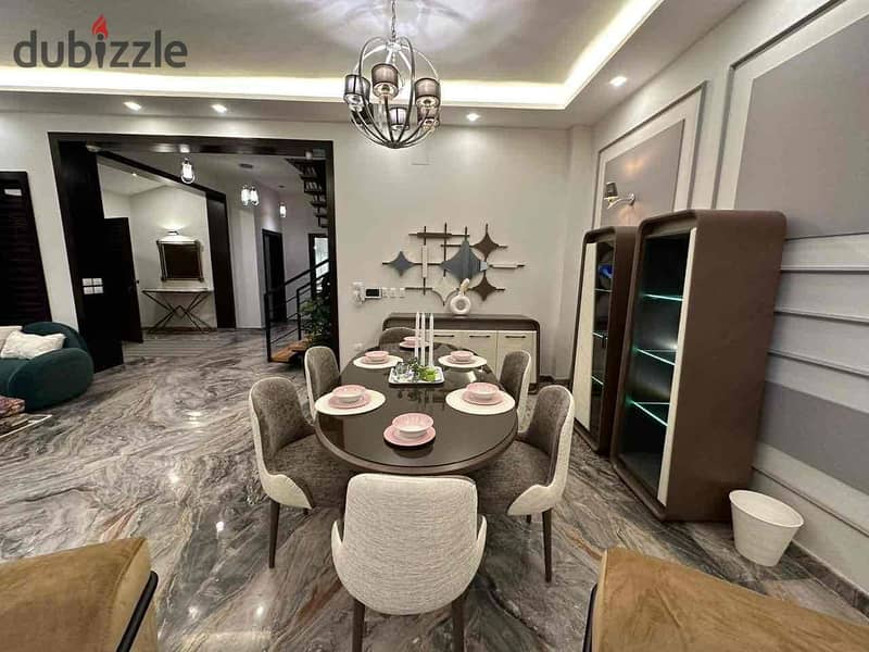 Furnished villa for daily rent in Sheikh Zayed, very distinctive and ...