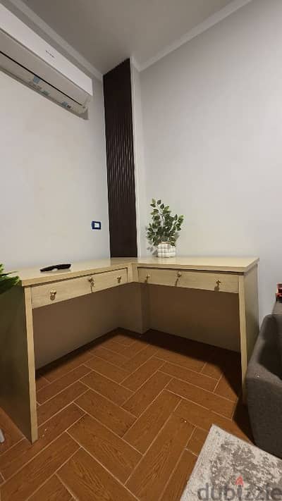مكتب حرف L مقاس 140*60*70