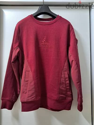 MEN RED CREWNECK