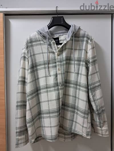 R&B FLANNEL GREEN SHIRT ( شتوي )