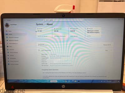 لاب توب HP 15s-eq3xxx للبيع