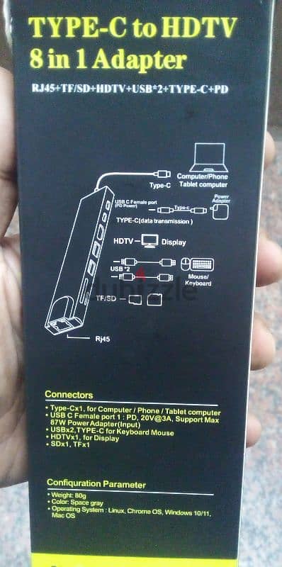 type c to hd tv 4k