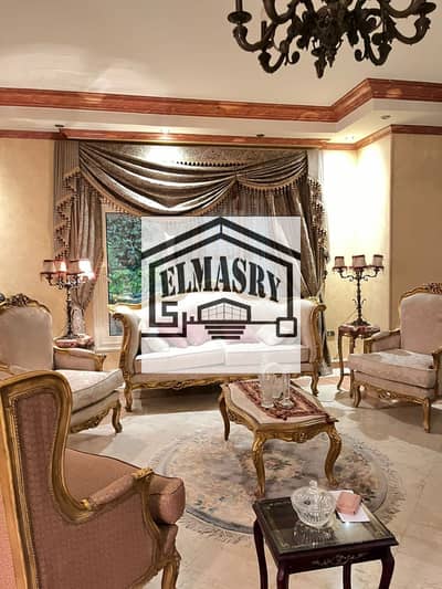 A standalone villa at a bargain price for sale in a prime location in Rehab City, New Cairo (First Settlement), Model K.  Excellent location in Phase