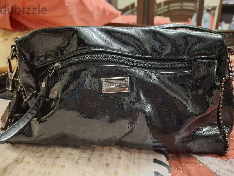Beige leather bag 2