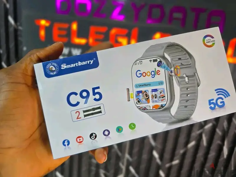 smart watch c95  ساعة سمارت تدعم شريحة وكاميرا