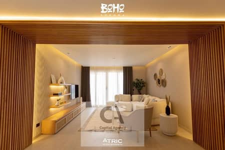 Chalet for sale, 3 rooms, immediate delivery, in the heart of Sokhna, minutes away from Porto Sokhna, fully finished, with a 35% cash discount, on Zaa