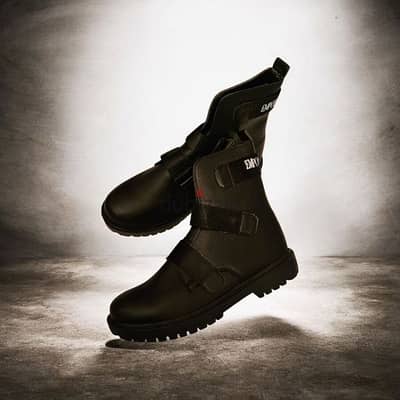 Men half Boot Black size 43 44