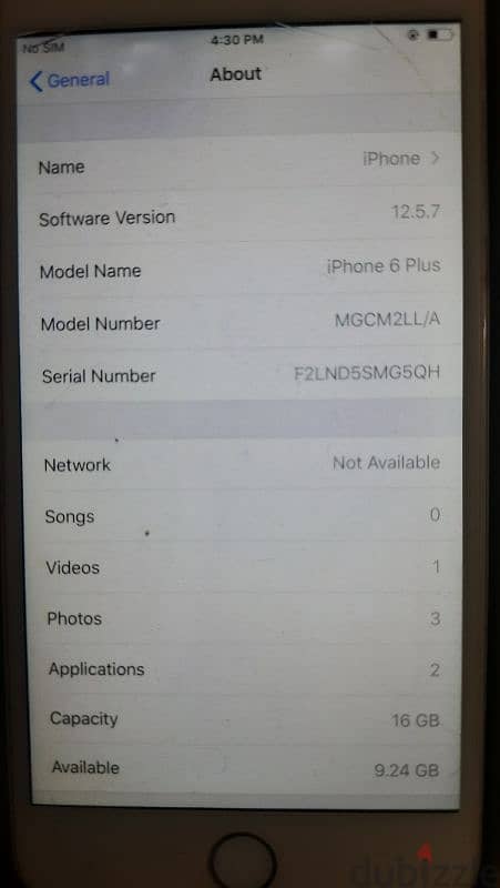 Iphone 6 plus 16GB 2