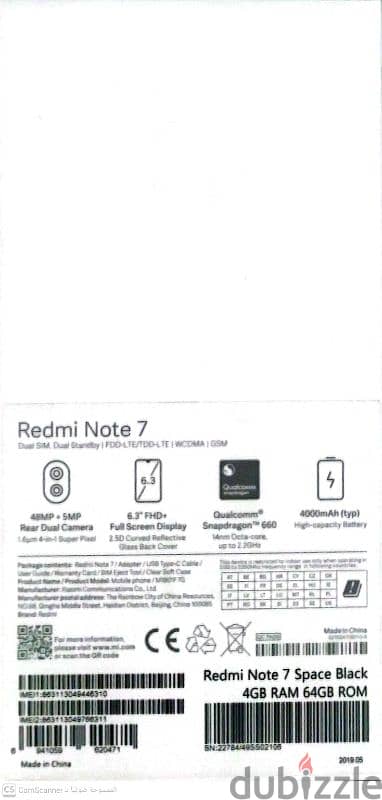 redmi note 7 space black 1