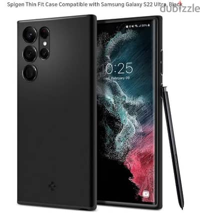 جراب Spigen Samsung for S22 Ultra, Black