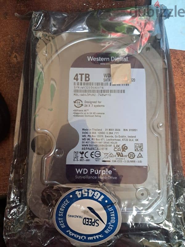 هارد WD Purple 4T 1