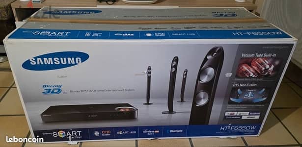 Samsung HT-F6550W – 1000 RMS | كسر زيرو | فاكيوم تيوب وايرليس 7.1