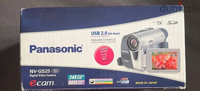 كاميرا Panasonic NV-GS25 MiniDV ياباني