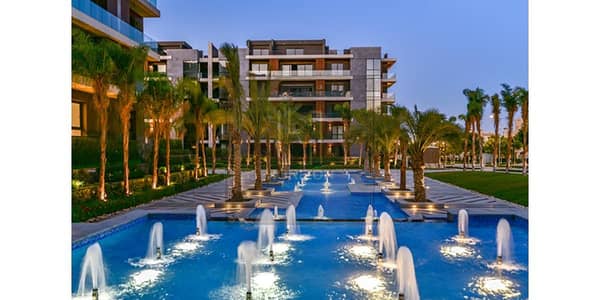with Best view Apartment 128m for sale El Patio Oro New Cairo