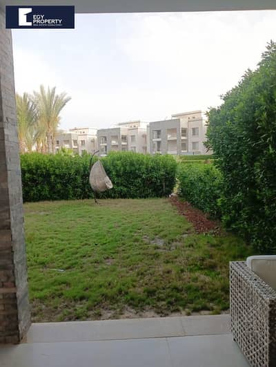 With a Prime View Fully Finished  Chalet With Garden for sale in Amwaj - North Coast