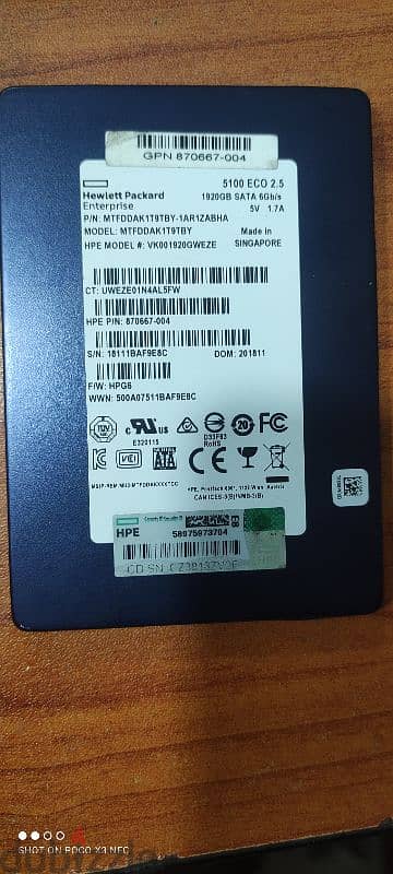 ssd hard  1920gb هارد