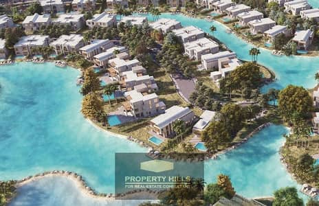 Luxury 175 sqm chalet + 110 sqm garden in M Square, Ras El Hekma – Sea view and prime location.