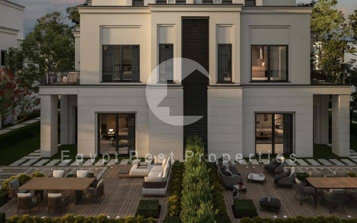 6 Bedrooms 280 sq.M Twinhouse for sale 25,000,000 EGP in Naia West Compound, Sheikh Zayed
