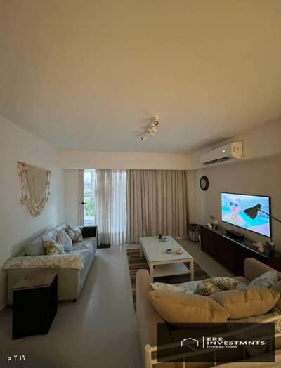 Modern chalet furnished with air conditioning and kitchen (resale), immediate occupancy at the lowest price in Marassi Marina1 North Coast, near