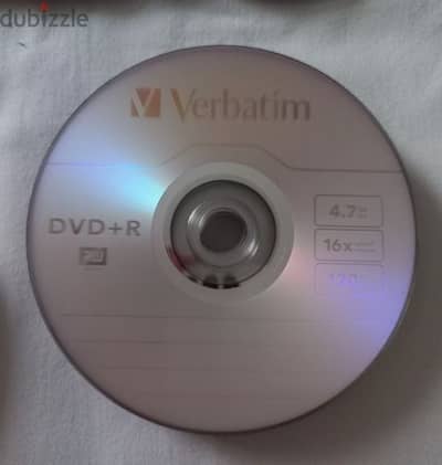 (DVD+R) للنسخ حجم ٤. ٧ جيجابايت Verbatim Tiwan  ٢٠ قطعة