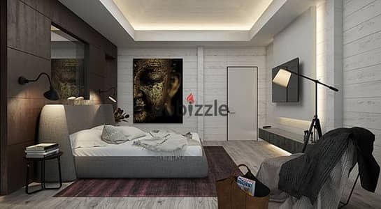An unmissable opportunity: Own a 57 m² studio for sale in Pyramids Wells Compound, with a view of the Pyramids and just minutes from the Grand Egyptia