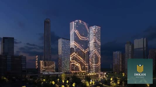 Finished apartment with air conditioning on the 13th floor at Kor Tower in the financial district of the capital administrative. Finished apartment with air conditioning on the 13th floor at Kor Tower in the financial district of the capital administrative.