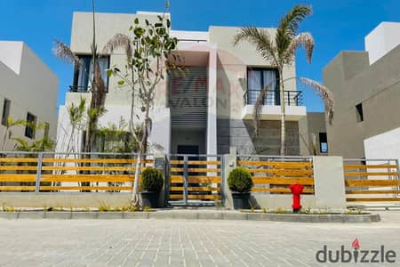 فيلا توين هاوس للبيع (Penthouse - بالم هيلز الاسكندرية) علي الجرين سباين مباشرة 261 م