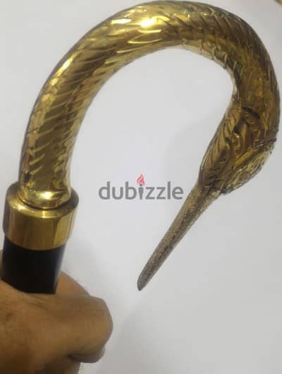 عجاز نحاس منقوش والجراب معدن قوى طول٩٥سم تحفة. - تحف - مقتنيات - 206472686