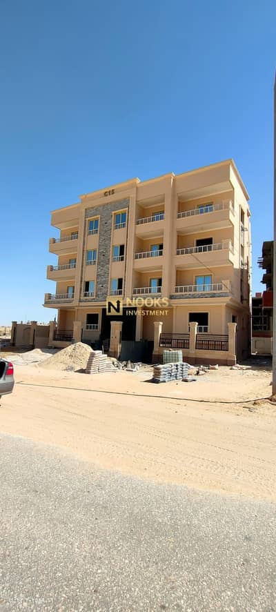 شقتك استلام فوري في الحي الأول بيت الوطن بفيو مميز على جنينة والشارع الفاصل مع النورث هاوس بمساحة 175 متر وكمان بالتقسيط على 30 شهر