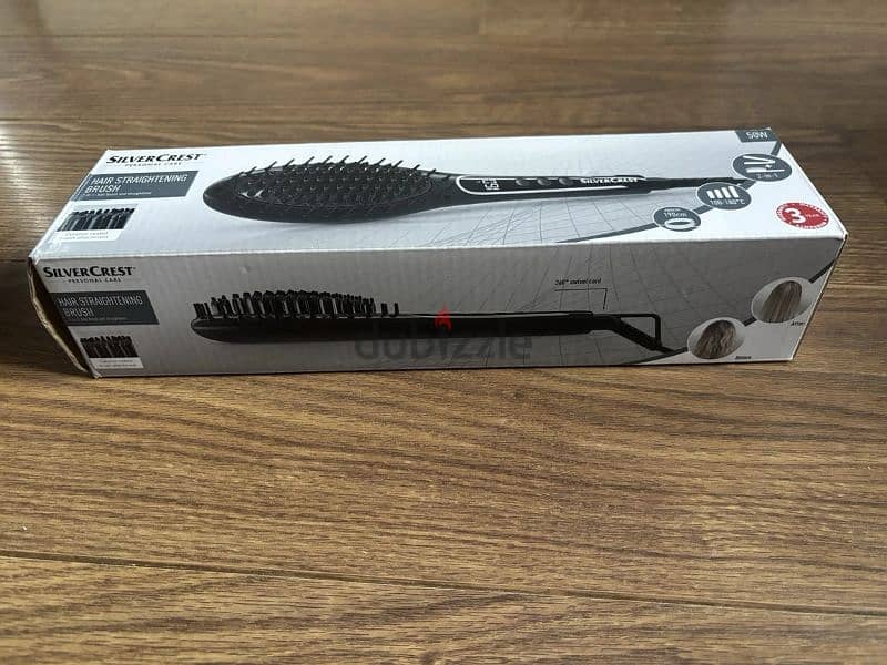Hair straightening brush 2