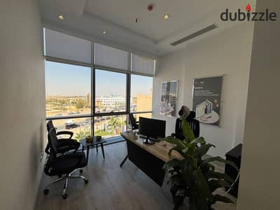 Office for rent with a direct street view in The Ledge Mall.