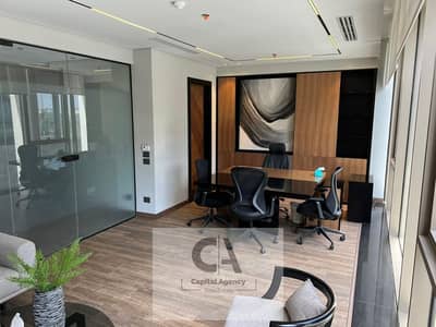 Furnished office for rent, 90 sq m, in 5A - Fifth Settlement