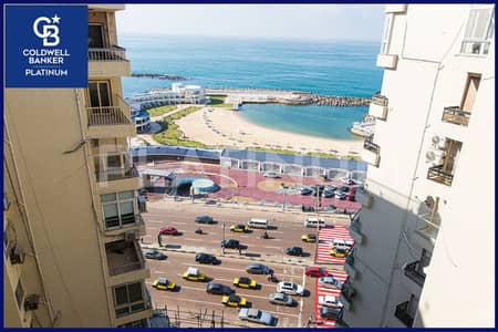 دوبلكس -  إيجار مفروش 185م رشدي ( أول نمرة من بحر)