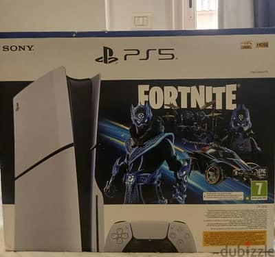 playstation 5 slim cd fortnite edition no code 1 month use like new