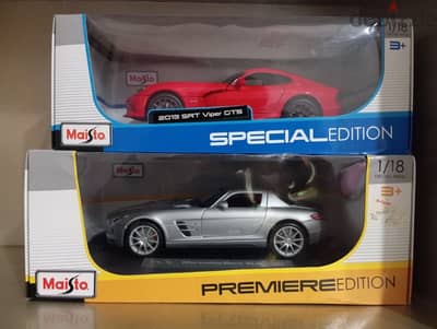 maisto 1/18 Mercedes Benz & dodge Viber like new