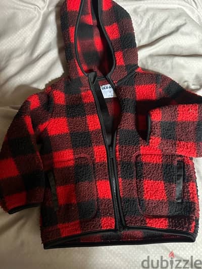 جاكيت fleece ماركه old navy مقاس ٤