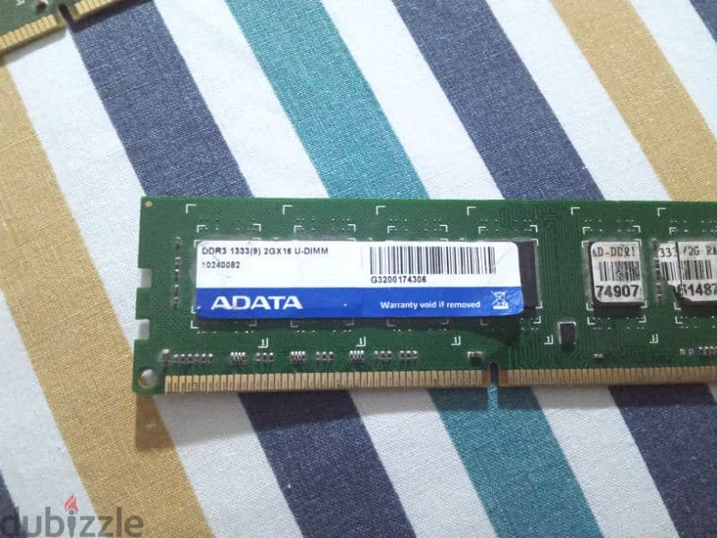 ram DDR 3 2*4 1