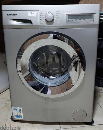sharp 7KG washing machine / غسالة شارب ٧ كيلو فول أوتوماتيك