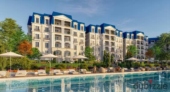 With a down payment of only 500,000, a fully finished apartment is for sale in the Fifth Settlement on the Suez Road next to Family Park.